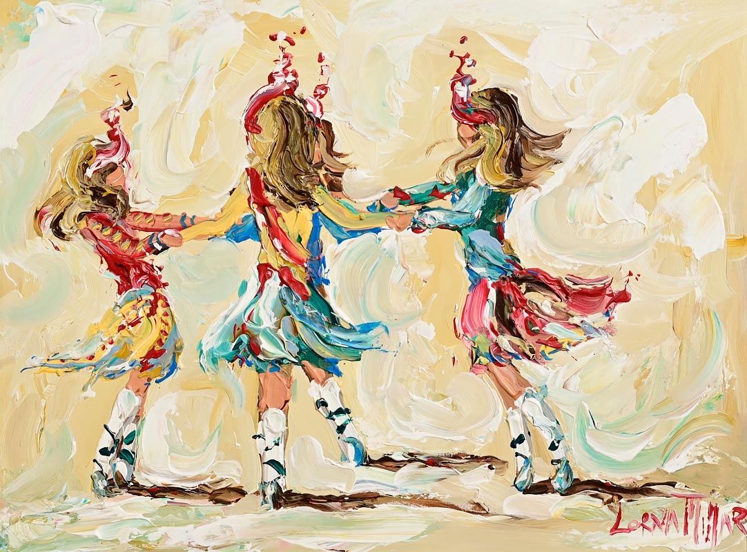 Irish Dancers by Lorna Millar