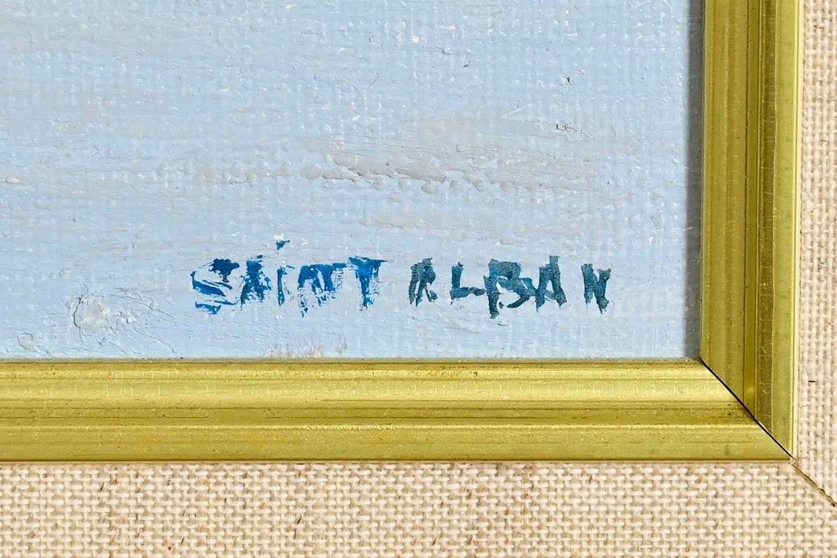 Artwork by Saint-alban, Promenade Sur Mer (1997), Made of oil on canvas