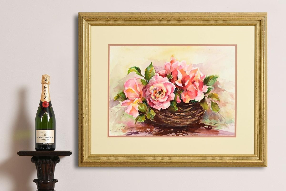 Patricia Mann | Basket of Roses | MutualArt