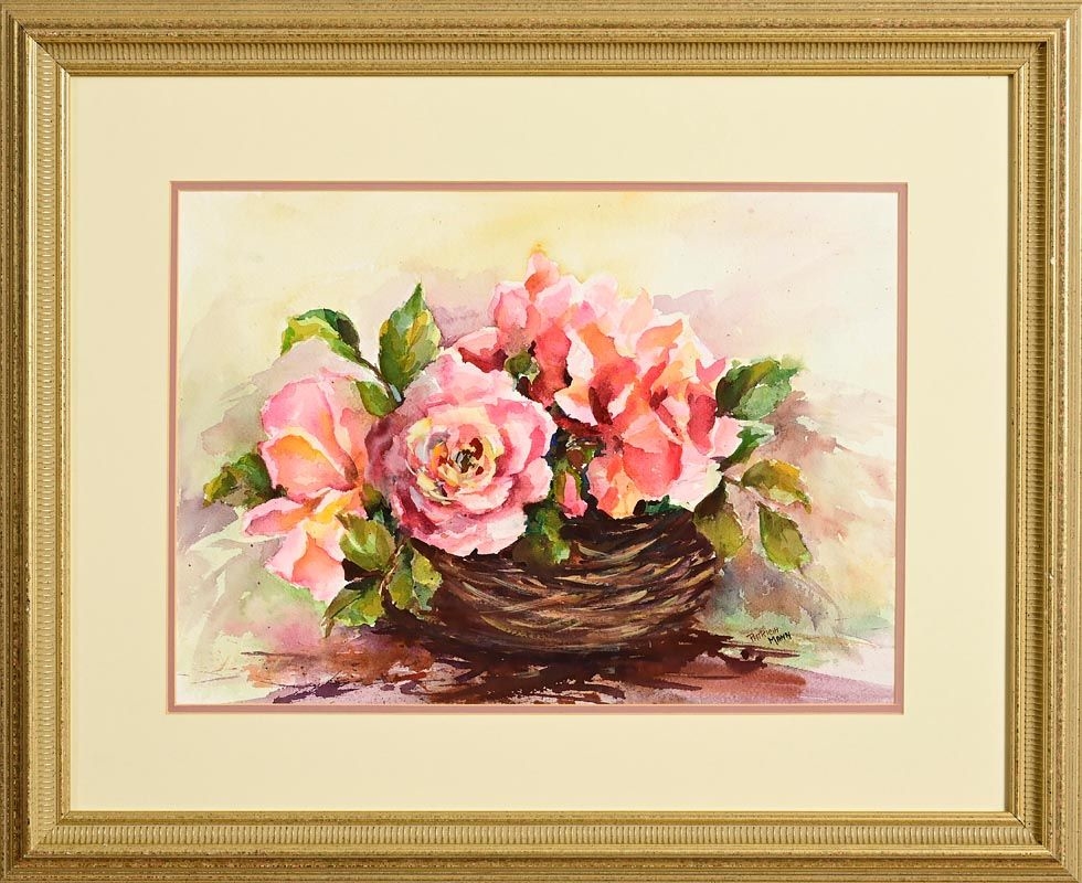 Patricia Mann | Basket of Roses | MutualArt