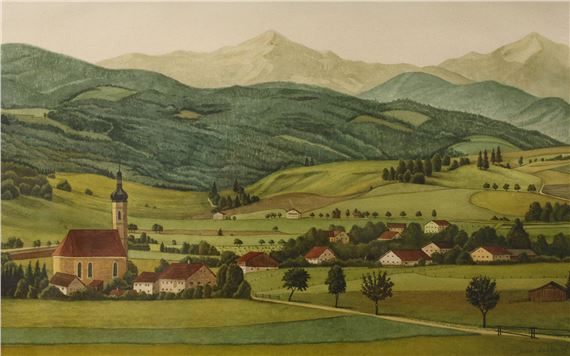Max Radler | Bayerische Voralpenlandschaft (41) | MutualArt