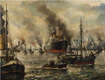 Hamburger Hafen - F. Huppers