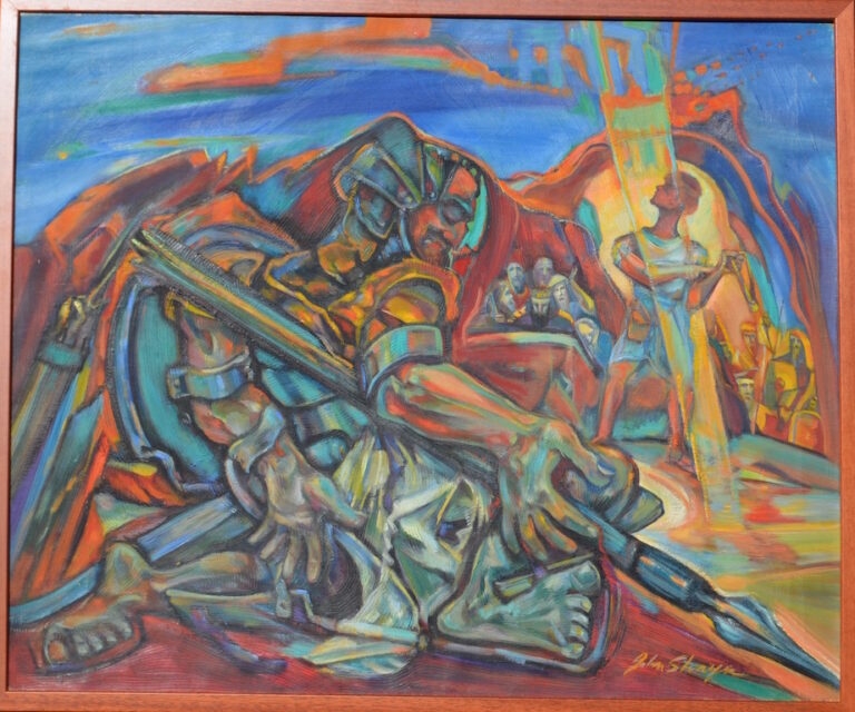 john-shayn-modern-hagar-and-ishmael-painting-mutualart