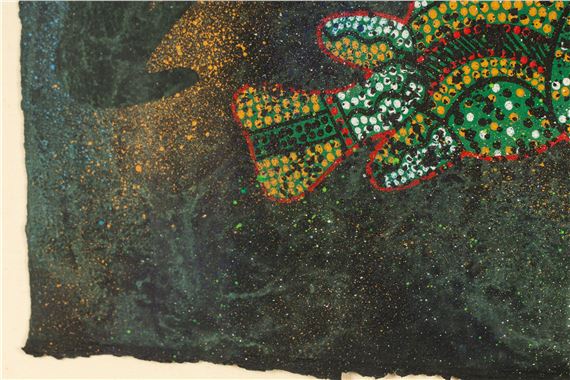 Leanne Reid Wanjidari | Dyptich of Fish, Dreamtime Serpent and Hands ...