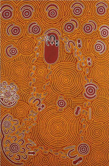 Ngarlu Jukurrpa (Dreaming) by Kathleen Martin Nungurrayi