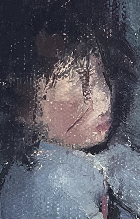 Artwork by Michal Sheizaf, Make up artist, Made of Oil on canvas mounted on board