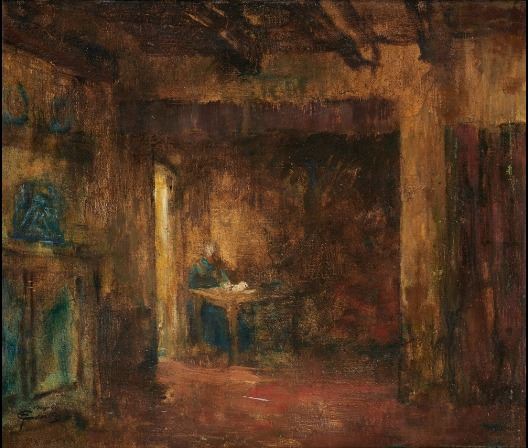 "Intérieur en Campine" by Herman Courtens