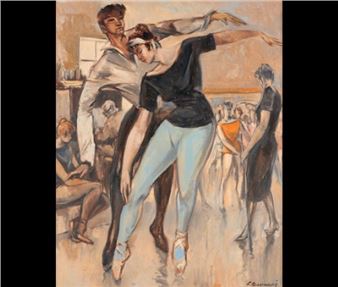 Le cours de danse - Lucien Desmaré