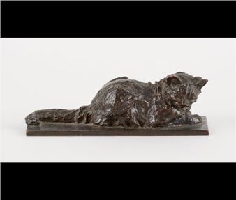 Chat couché - Louise Haerens Robelus