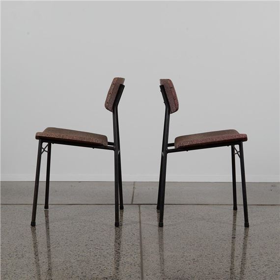 A Pair of Rare John Crichton Dining Chairs by John Crichton, Circa 1950s