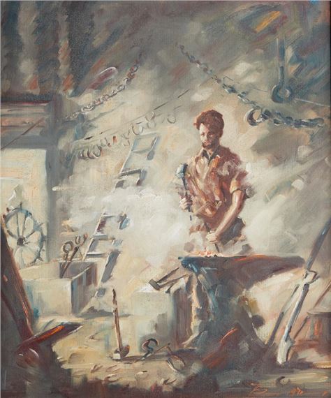 The Blacksmith by Heinz Boehnke