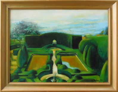 Ainava ar dāru by Ieva Baklāne, 1998