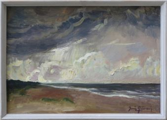 Mākoņi virs Rīgas jūras līča - Juris Ģermanis