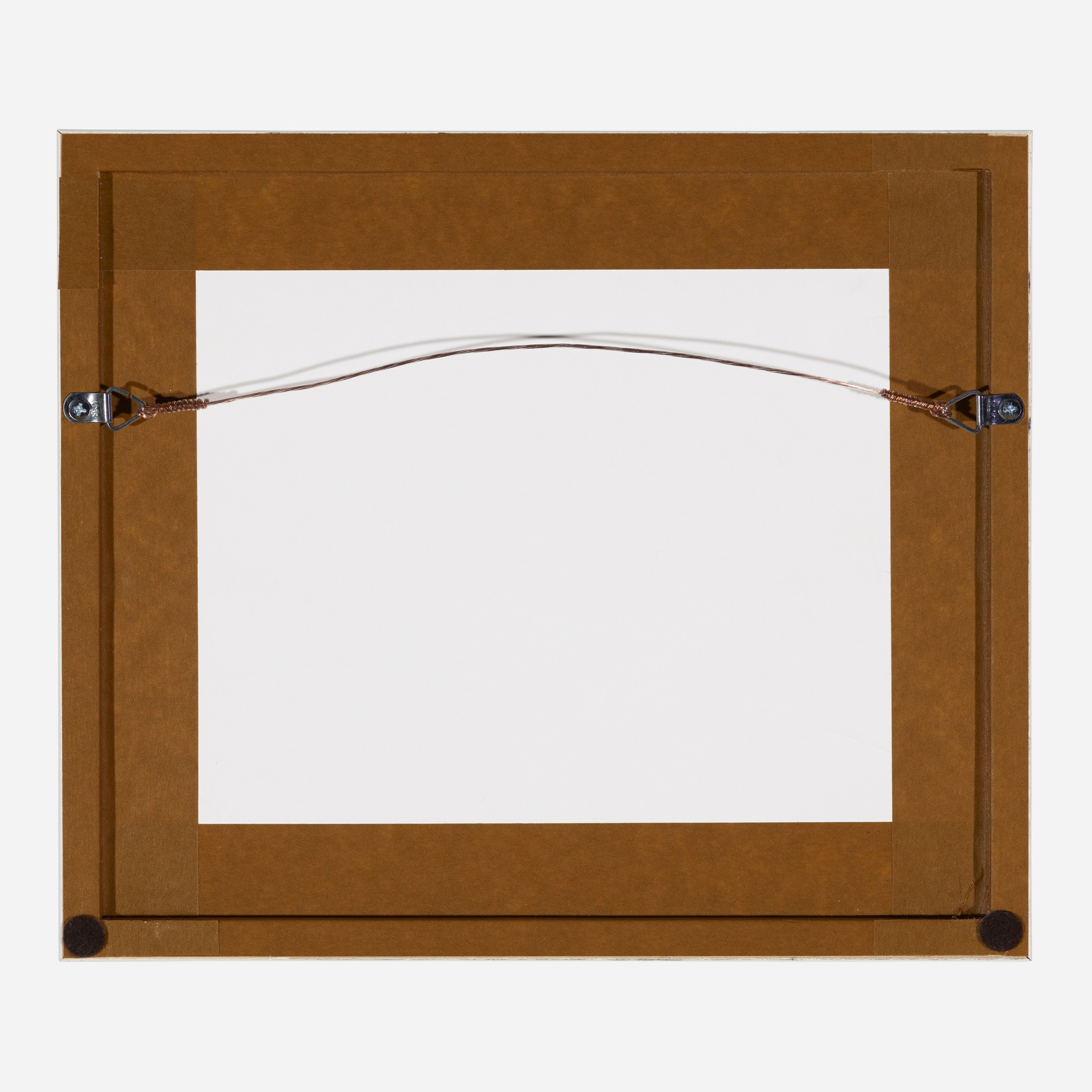 Artwork by Mira Schor, Untitled, Made of gouache on paper