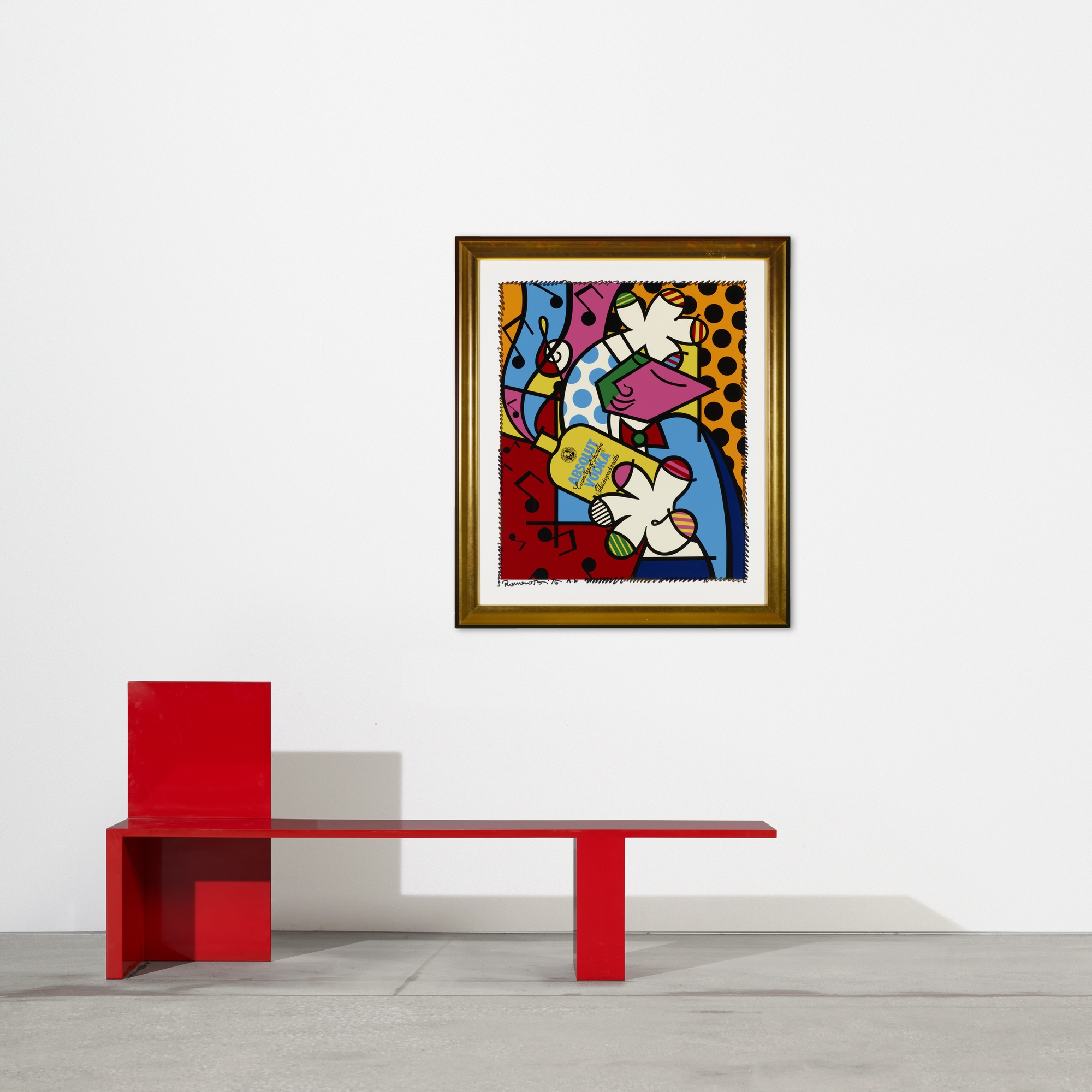 Romero Britto | Absolut Britto II (1993) | MutualArt