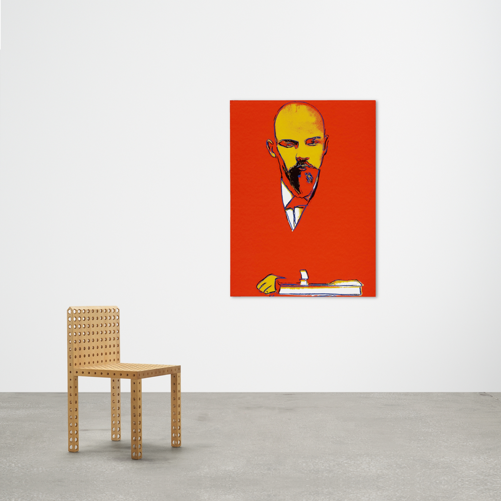 Andy Warhol | Red Lenin (1987) | MutualArt
