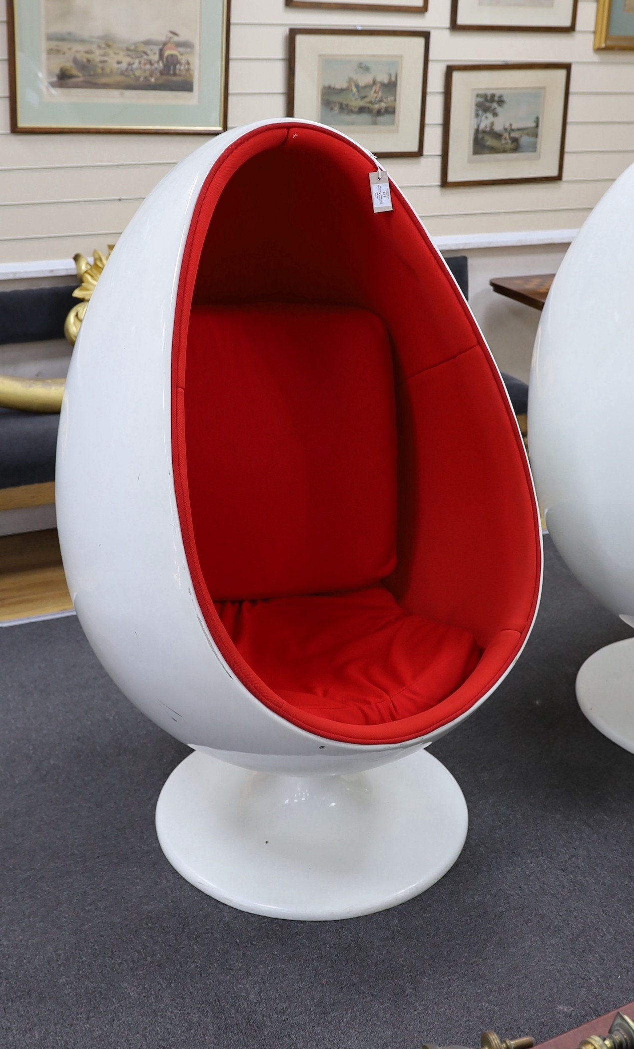 Eero Aarnio egg pod chair MutualArt