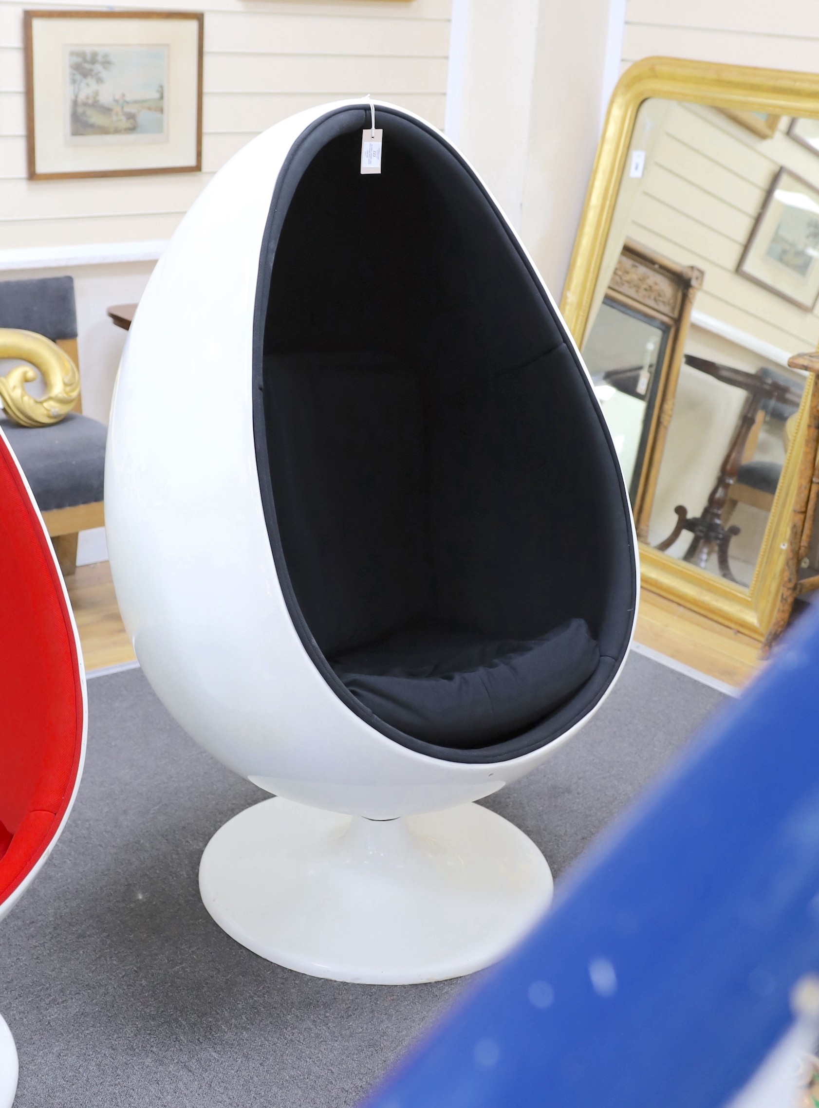 Eero Aarnio egg pod chair MutualArt