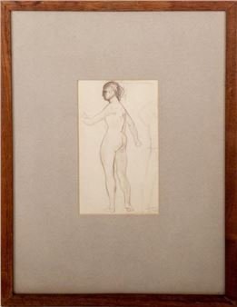 Study of a nude woman - James Hanes