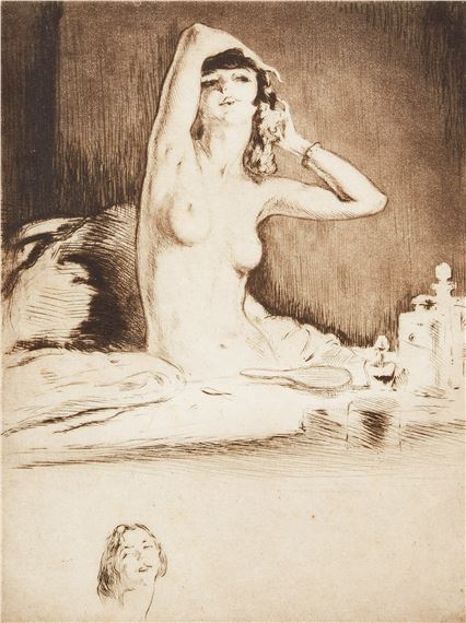 La loge by Edgar Chahine