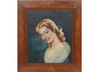 Vintage Portrait of a Woman - E. Peter