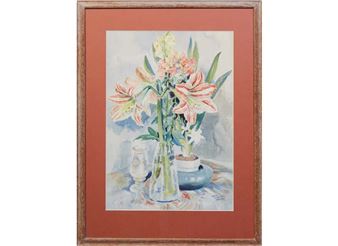 Still Life of Lilies - Alice Nicholson Seacord