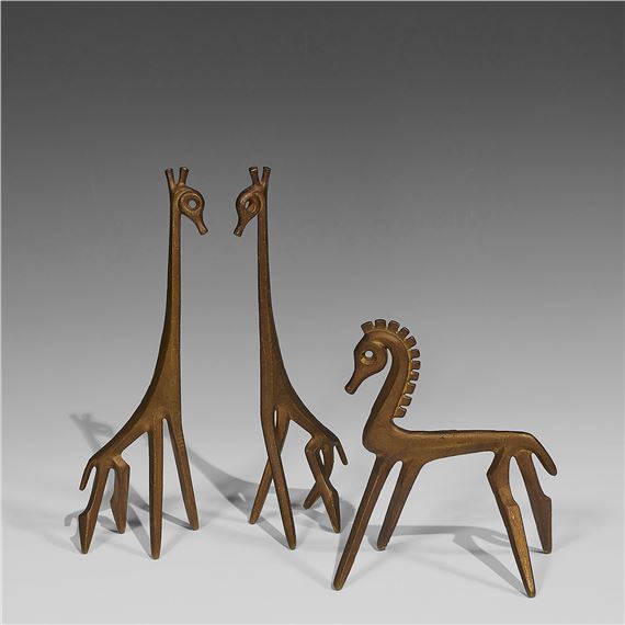 table sculptures by Frederick Weinberg, 1960s