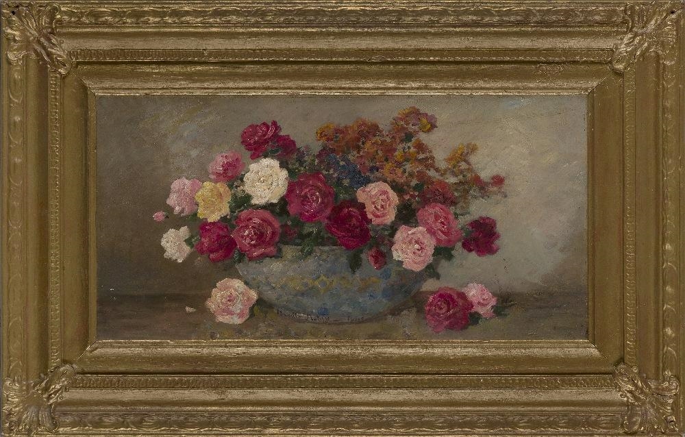 Camille Matisse | Roses in a bowl (Mid 19th Century) | MutualArt