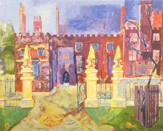 british-school-20th-century-exterior-of-a-house-mutualart