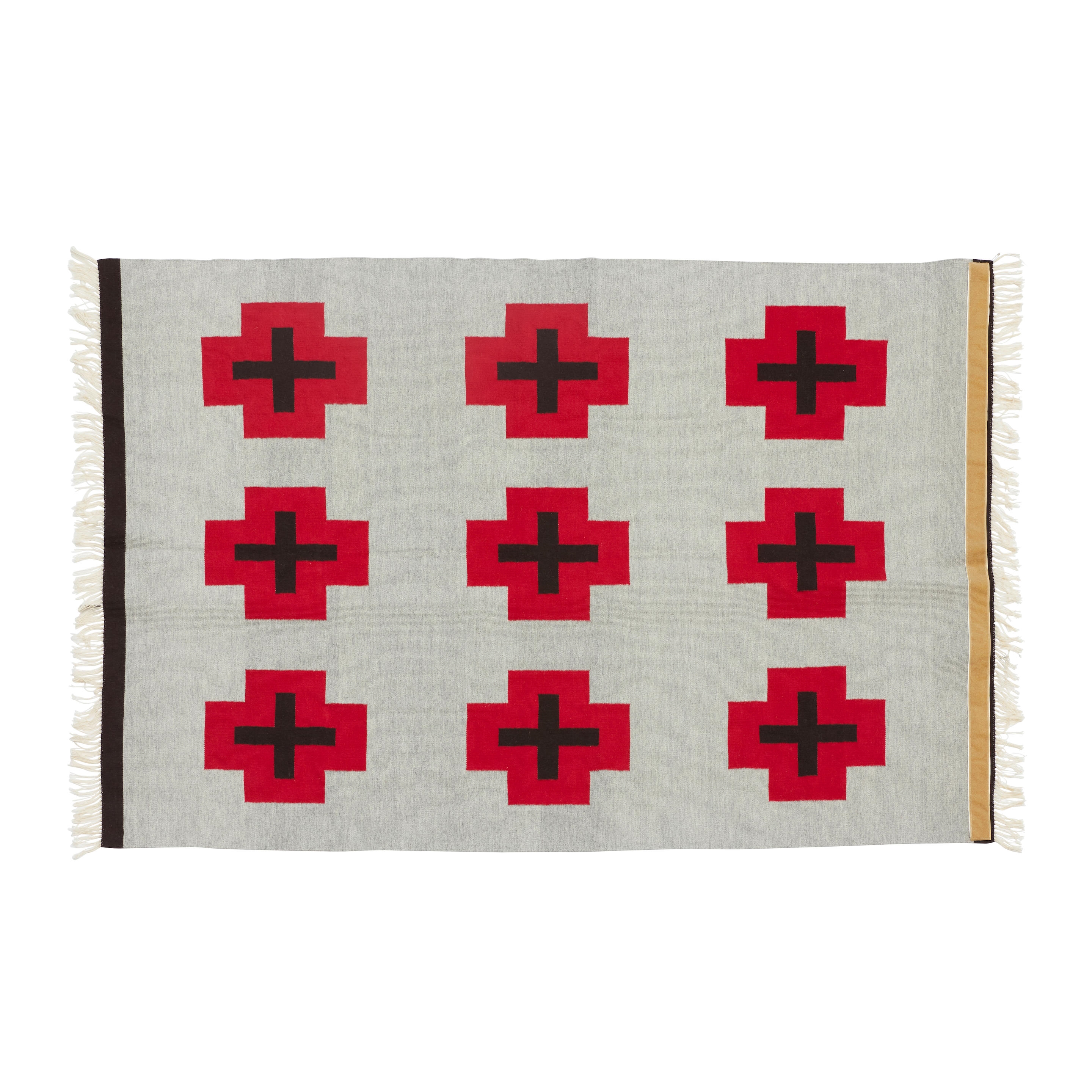 Artwork by Ramona Sakiestewa, A Ramona Sakiestewa tapestry, "Old #41," 1990, Made of tapestry