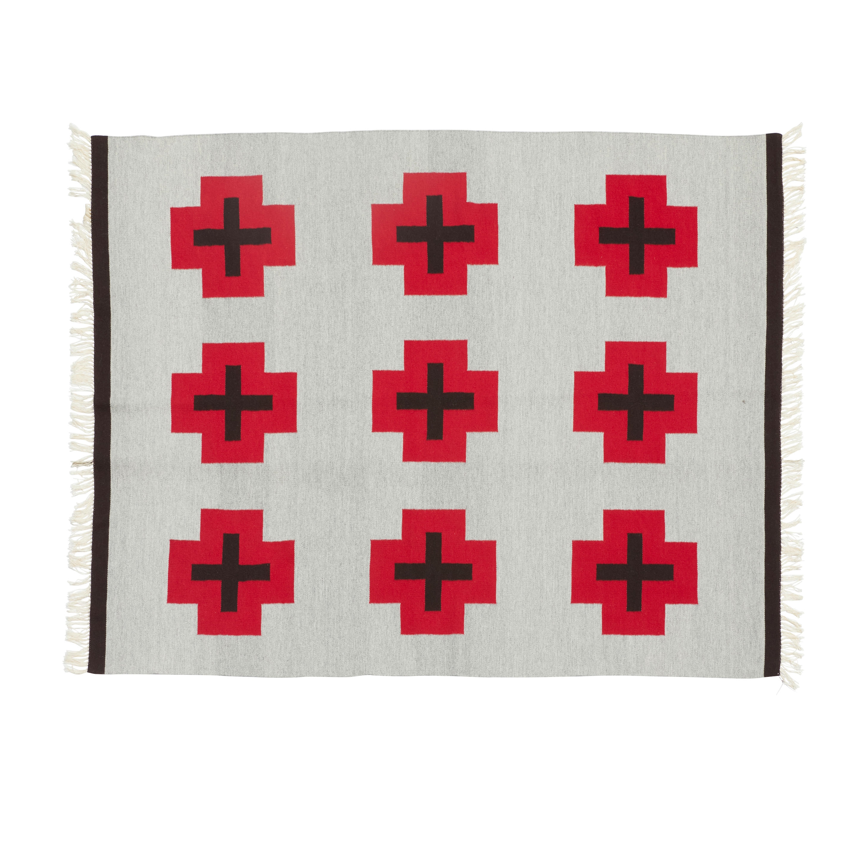 Artwork by Ramona Sakiestewa, A Ramona Sakiestewa tapestry, "Old #41," 1990, Made of tapestry