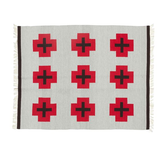 A Ramona Sakiestewa tapestry, "Old #41," 1990 by Ramona Sakiestewa, 1990