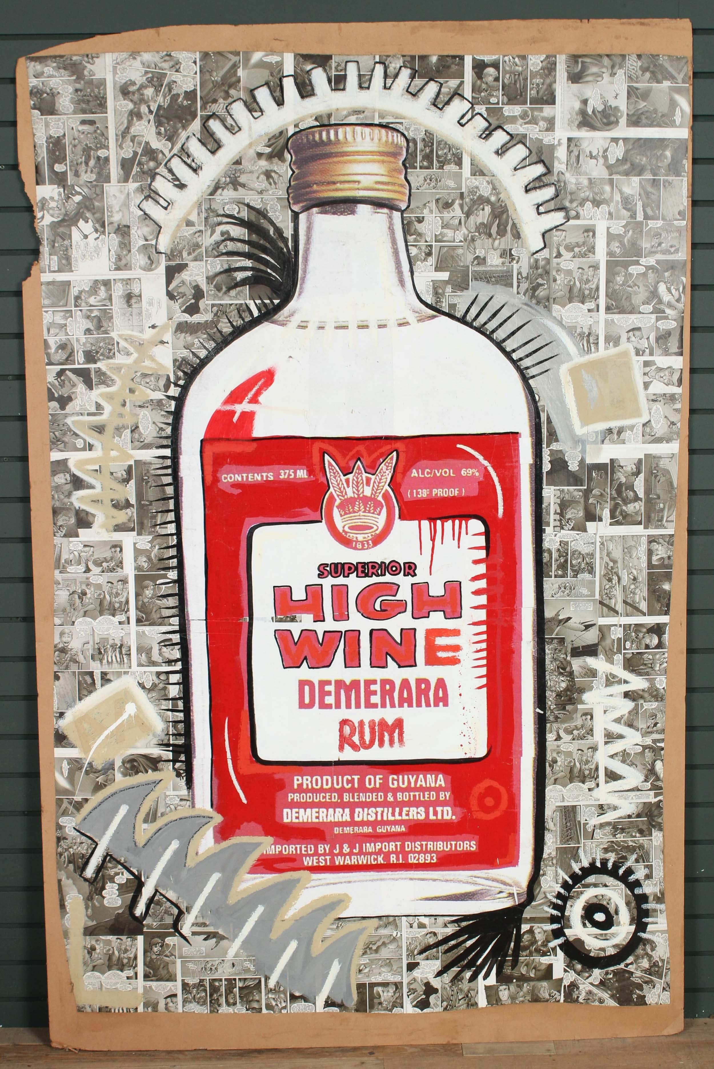 Artwork by Aaron Thomas Roth, Untitled, Made of Mixed Media Mural Collage