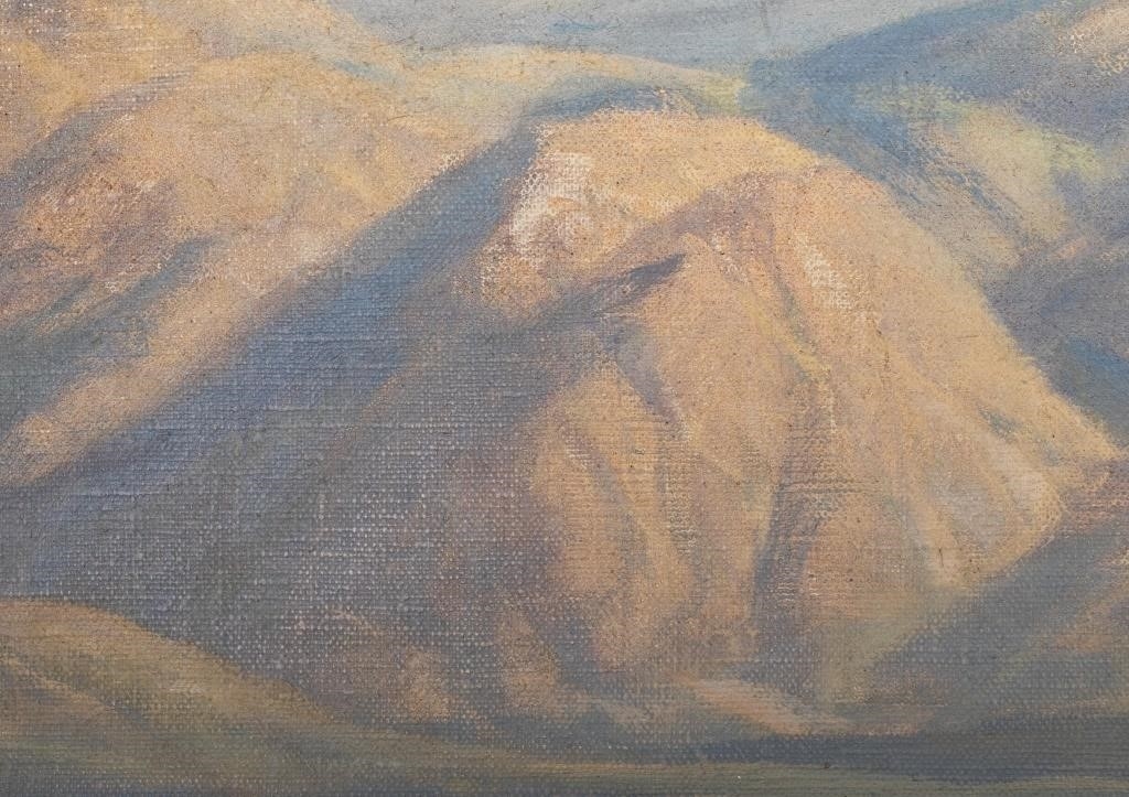Artwork by Ralph Hammeras, 'Desert Landscape', Made of Oil on Canvas