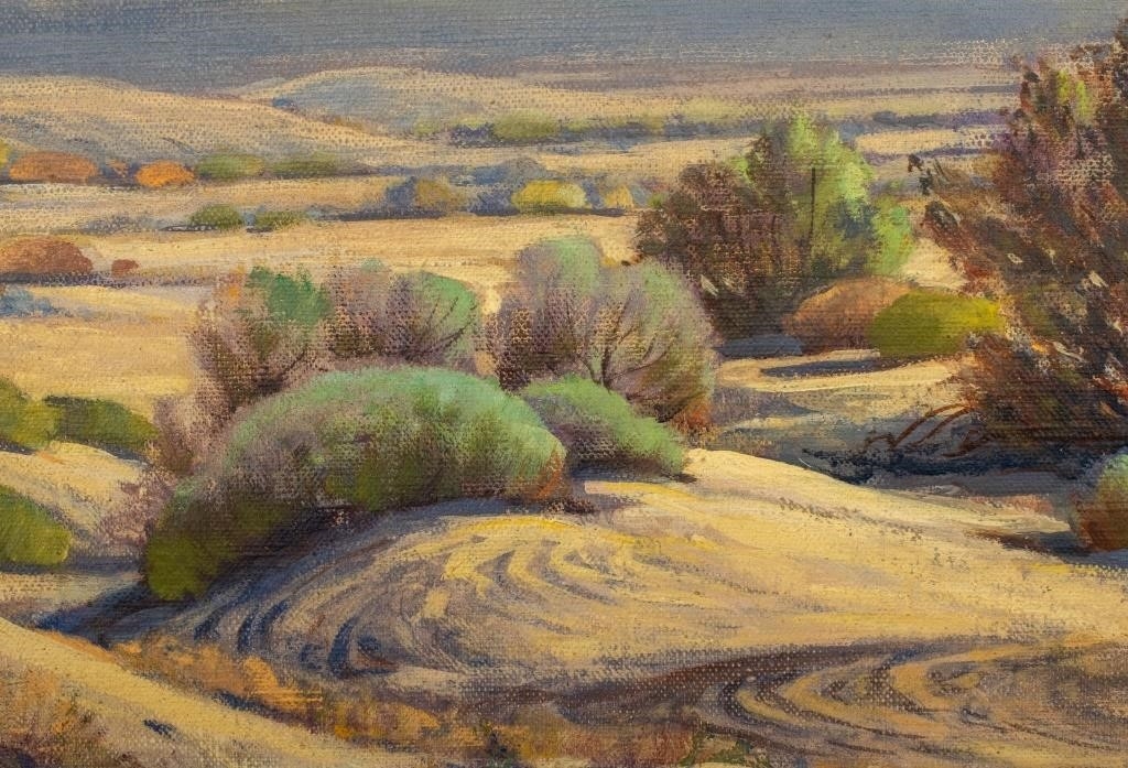 Artwork by Ralph Hammeras, 'Desert Landscape', Made of Oil on Canvas