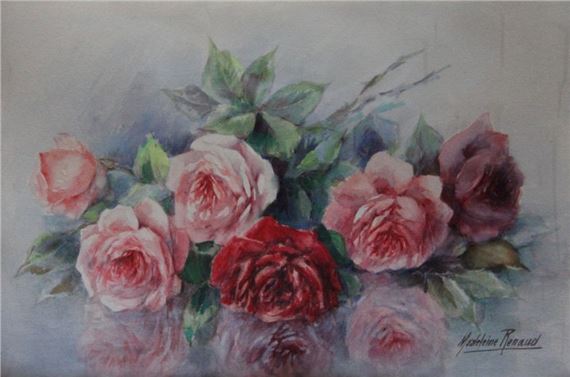 Roses by Madeleine Renaud