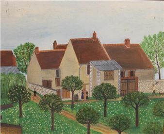 Huile sur toile signée en bas à droite et datée 56 - E.bray