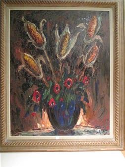 huile sur toile, signée en bas à droite. - Albert Vagh Weinmann