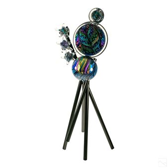 MODERN ABSTRACT ART GLASS SCULPTURE - Rollin Karg