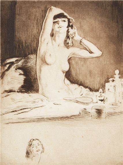 La loge by Edgar Chahine