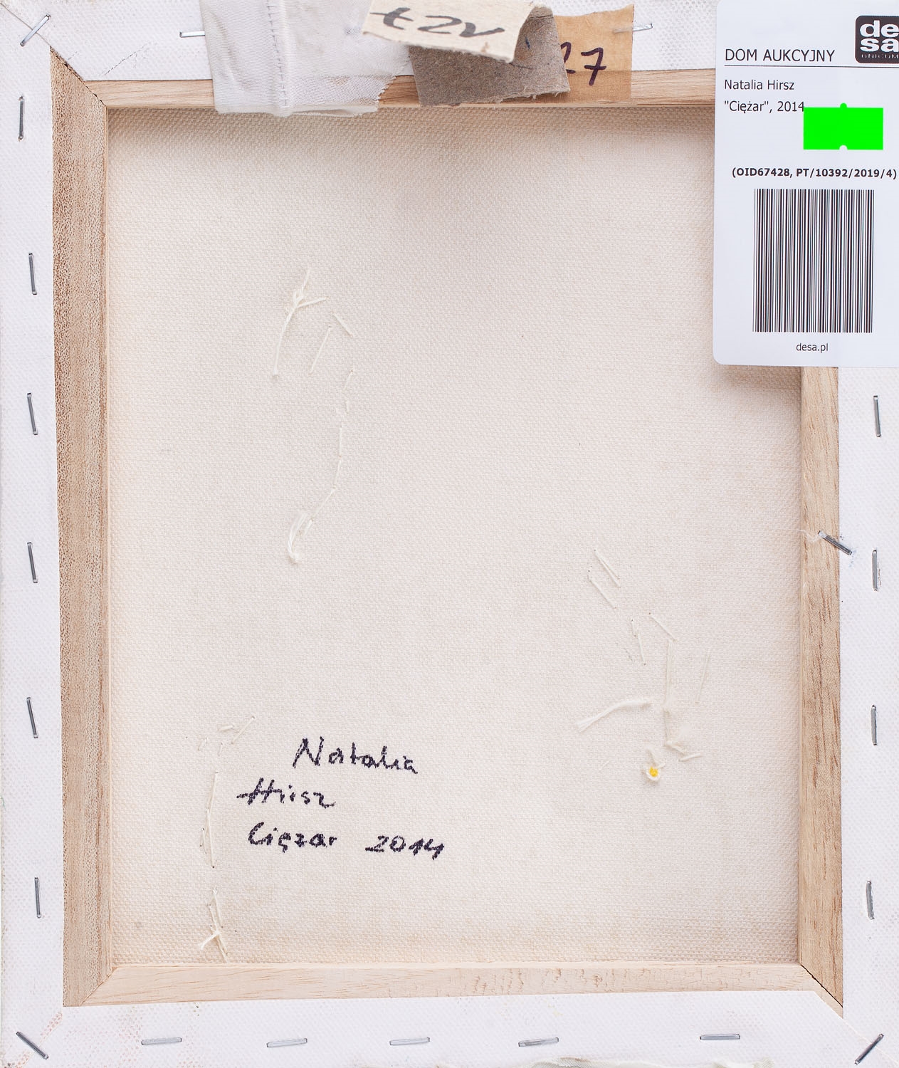 Artwork by Natalia Hirsz, 侱ęż, Made of oil, own technique, collage / canvas