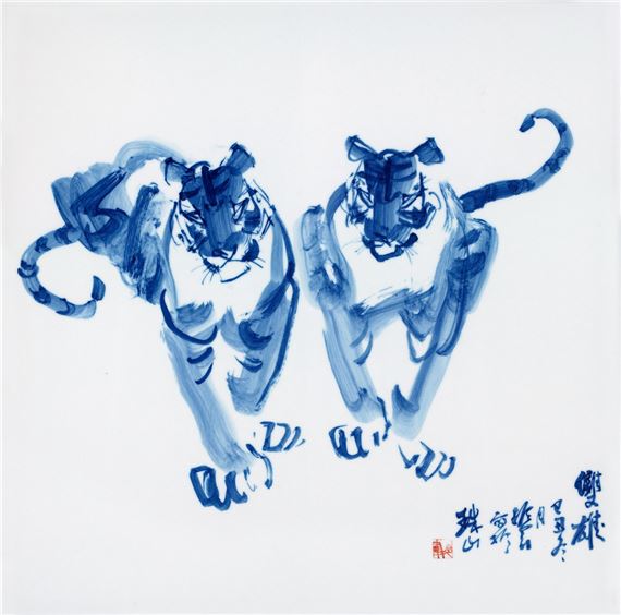 Two Heroes by Leng Jun, 2009