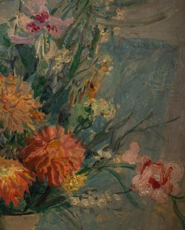Artwork by Natan Altman, Nathan Isaevich Altman "Chrysanthemums" Oil, Made of oil on canvas