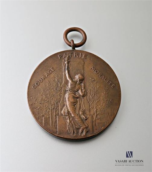 Médaille Bronze 70mm - La Sabretache + Ecrin - Collection