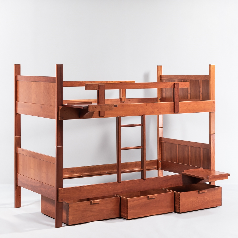 Charles b Cherry Bunk Bed MutualArt