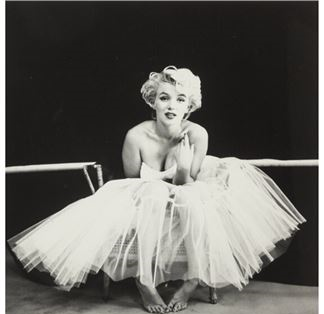 Milton H. Greene | Marilyn Monroe, White Dress (from The Ballerina Sitting)  | MutualArt