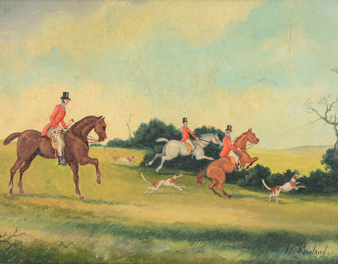 FOUR HUNTING SCENES by William Rowland