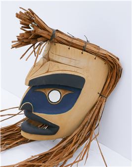 Mitchell Della ''Makah Warrior'' 1997 Cedar Mask - Mitchell Della