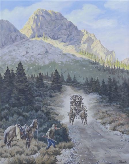 ''The Lone Bandit'' (Stagecoach) by Andrew Berrick