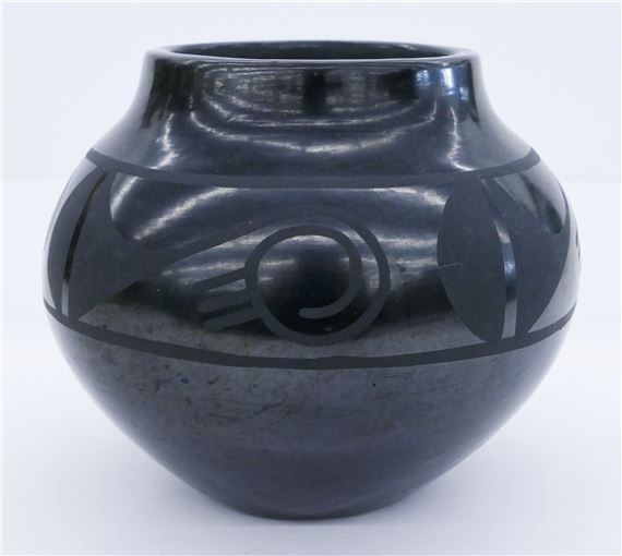 Jar by Maria Montoya Martinez, Julian Martinez